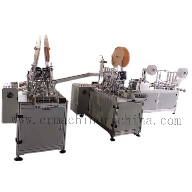 Full Automatic 1 Blank Mask And 2 Mask Ear Loop Inner Welding Machine