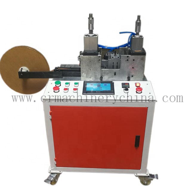 PU Leather Labels Patches Embossing And Cutting Machine