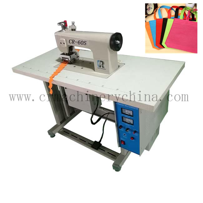 CR-60S Ultrasonic Sealing Machine Industrial Sewing With  Fabric Cutting