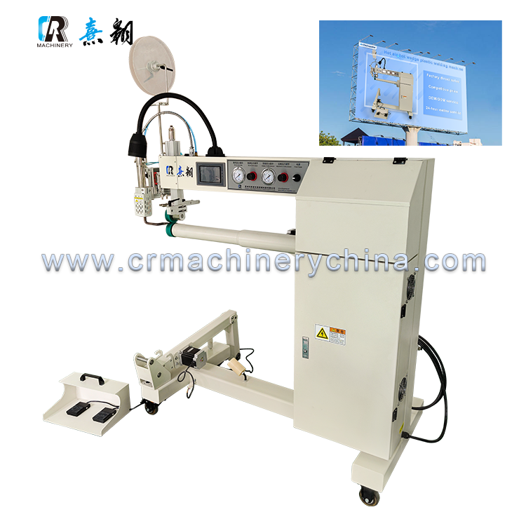 CR-G16 Dual Lower Arm Hot Air Hot Wedge Plastic Welding Machine