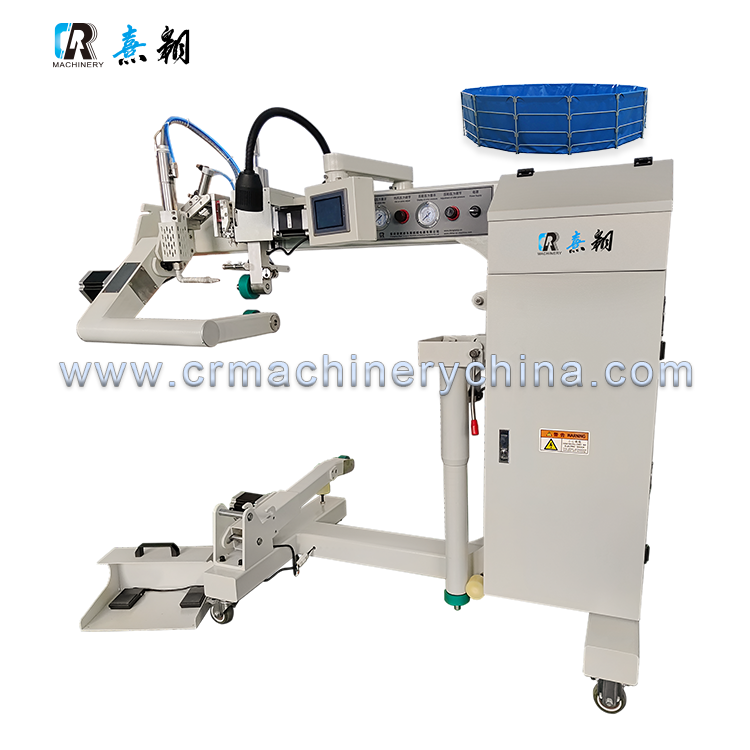 CR-G19 Three Arm Hot Air Hot Wedge Plastic Welding Machine