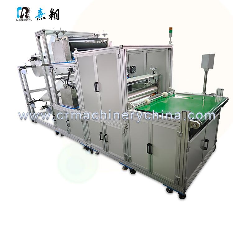 Fully automatic ultrasonic surgical gown sleeve making machine