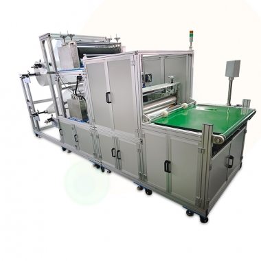 Fully automatic ultrasonic surgical gown sleeve making machine