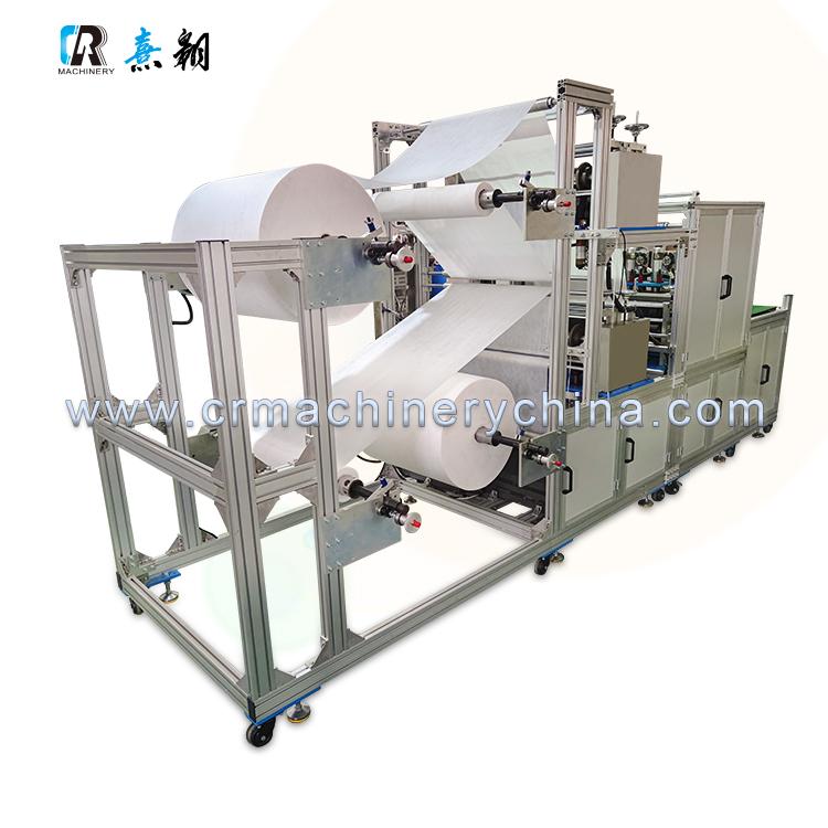 Fully automatic ultrasonic surgical gown sleeve making machine