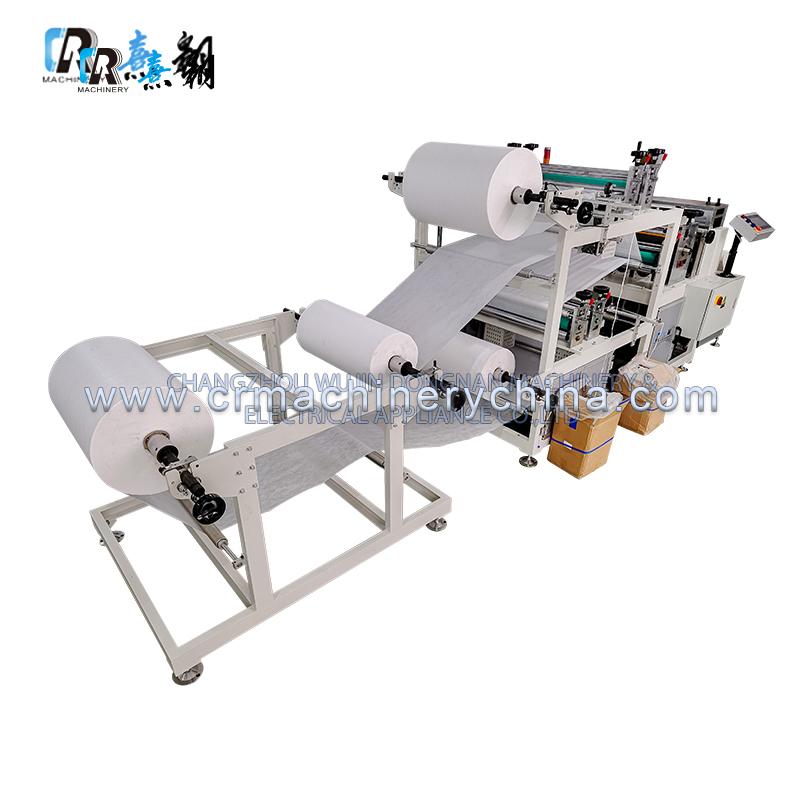 Fully automatic ultrasonic surgical gown sleeve making machine