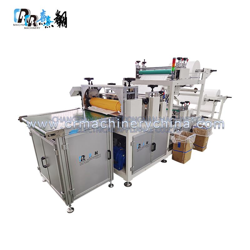 Fully automatic ultrasonic surgical gown sleeve making machine