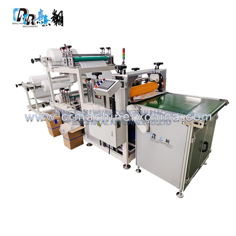 Fully automatic ultrasonic surgical gown sleeve making machine