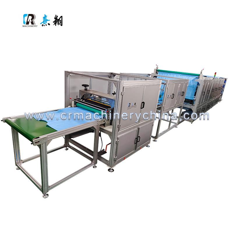 CR-IW01 Fully Automatic Ultrasonic Surgical Gown Body Making Machine