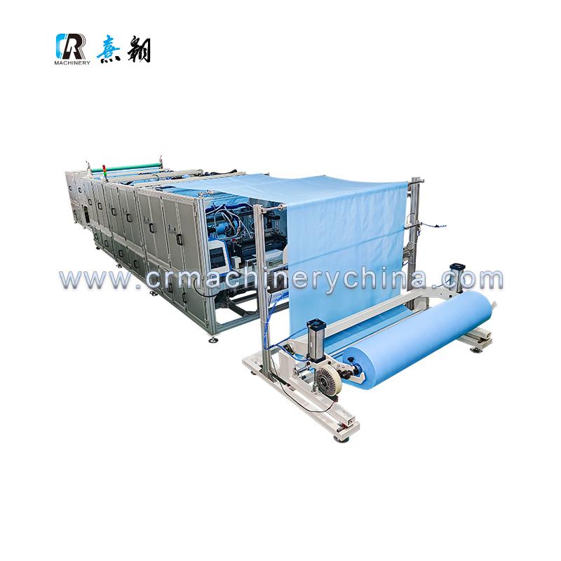 CR-IW01 Fully Automatic Ultrasonic Surgical Gown Body Making Machine